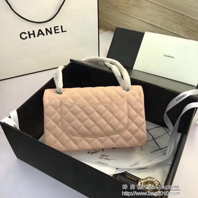 香奈兒CHANEL 升級版A1112全新經典小羊皮金銀鏈條單肩斜挎包 DSC1742
